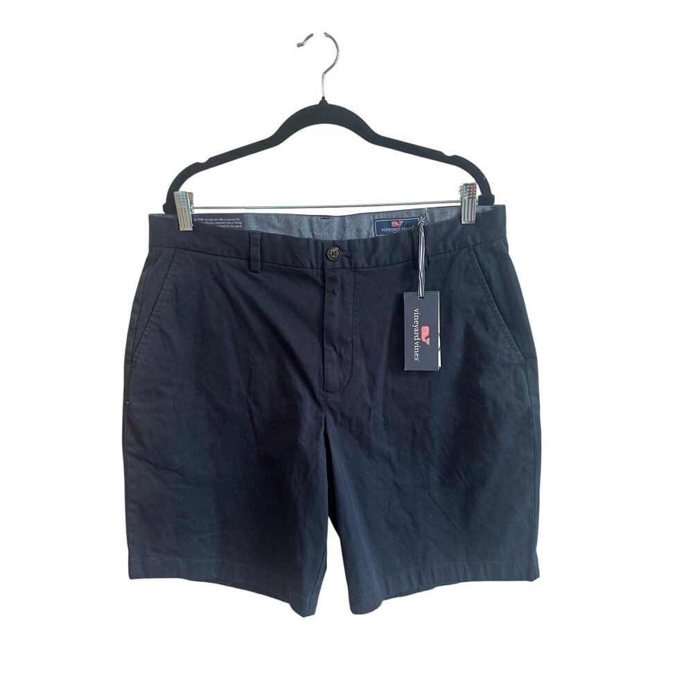Vineyard Vines NWT 9" Breaker Shorts Navy Blue Sz 35 Men's Casual Chino